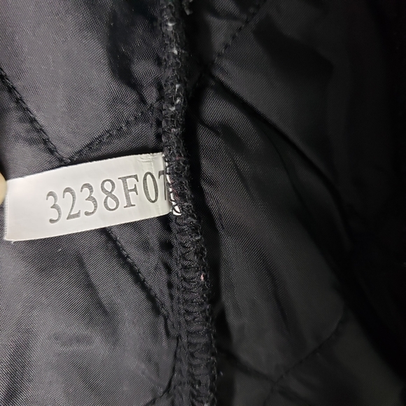 MOUNTAIN HORSE Fleece Quilted Black Zip Up Jacket "Crystal" Size Small - Picture 9 of 16